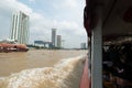 BANGKOK, THAILAND - SEPTEMBER 30: Photo of the traffic of river
