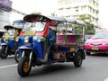 Thailand - Bangkok - Tuk Tuk on the busy streets of BKG