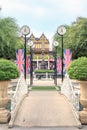 Vintage roman clock at Pickadaily Bangkok shopping mall in English or Europe style, shopp Royalty Free Stock Photo