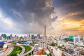 Bangkok, Thailand skyline from Ratchathewi District