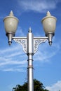 Bangkok thailand street lamp temple abstract