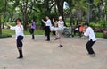 Bangkok, Thailand: Tai 'Chi in Lumphini Park