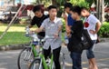 Bangkok, Thailand: Teens in Lumphini Park