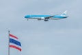 Bangkok, Thailand, 12th Aug 2018: KLM Reg. no. PH-BVO B777-306E Royalty Free Stock Photo