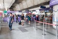 Passengers leaving Asoke