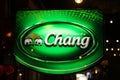 Bangkok,Thailand 1/11/2018 : Thai Beer ,Chang Beer logo on label