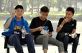 Bangkok, Thailand: Thai Teenagers in Lumphini Park