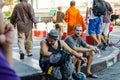 Bangkok, Thailand : Travelers waiting