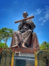 Bangkok, Thailand  Wat Rakhang Khositaram Woramahawiharn in thailand, measure,buddha in thailand, temple in thailand Royalty Free Stock Photo