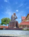 Bangkok, Thailand  Wat Rakhang Khositaram Woramahawiharn in thailand, measure,buddha in thailand, temple in thailand Royalty Free Stock Photo