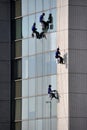 Bangkok, Thailand: Window Washers at Work