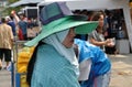 Bangkok, Thailand: Woman at Chatuchak Market