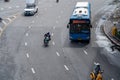 Bangkok Traffic: Bus Line 503 at Victory Monument