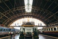 Bangkok train station during working day. Royalty Free Stock Photo