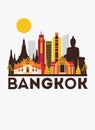 Bangkok travel background
