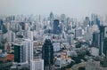 Bangkok view, Above view from Baiyoke Tower II tallest building