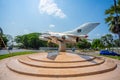 Aeroplane Display the most iconic mural of Bijoy Sarani Road at Dhaka