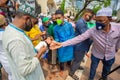 The Islamic Foundation has arranged hands-on cleansing at the mosque`s gate during the Jumah