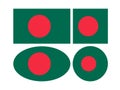 Bangladesh flags - Republic of Bangladesh is a country in South Asia