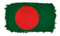 Bangladesh grunge flag