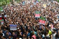 Bangladesh Jamaat-e-Islami party protest in Dhaka, Bangladesh