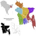 Bangladesh map