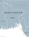 Bangladesh political map