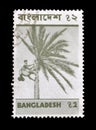 Bangladesh on postage stamps Royalty Free Stock Photo