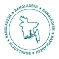 Bangladesh vector map.