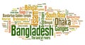 Bangladesh word cloud