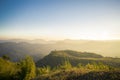 BANGLADESHI BEAUTIFUL MOUNTAIN KEWKARADONG IN BANDARBAN WITH SUNRISE Royalty Free Stock Photo