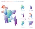 Bangladeshi low poly regions.