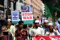 Muslims anti-Israel protest in Dhaka.