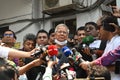 Nobel peace laureate Muhammad Yunus at Labor Appellate Tribunal for bail extension in Dhaka.