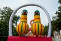 Bangladeshi people attend Mangal Shobhajatra, a rally in celebration of the Bengali New Year or