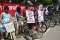 Protest against 'Rampal Project' in Dhaka.