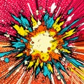 Bangle Mayhem: A Vibrant Explosion of Energy and Paint Splatters