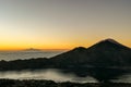 Bangli - Sunrise seen from the top of Mt Batur on Bali