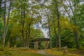 Bangor, Pennsylvania, USA: Standing stone at Columcille Megalith Park