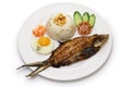 Bangsilog (milkfish, fried rice, and egg), traditional Filipino breakfast