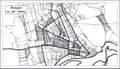 Bangui Central African Republic City Map in Retro Style. Outline Map Royalty Free Stock Photo