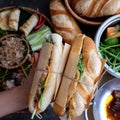 Banh mi, Vietnamese bread Royalty Free Stock Photo