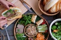 Banh mi, Vietnamese bread Royalty Free Stock Photo