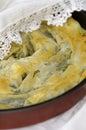 Banitsa with spinach Royalty Free Stock Photo