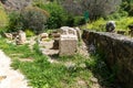 Baniyas ruins, ancient city in Israel at the foot of Mount Hermon