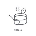 Banja icon. Trendy Banja logo concept on white background from s