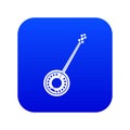 Banjo icon digital blue