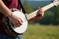 Banjo Melodies in Nature Royalty Free Stock Photo