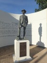 Banjo Paterson Statue, Winton, Queensland Royalty Free Stock Photo