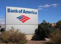 Bank of America Sign, Tucson Arizona Royalty Free Stock Photo